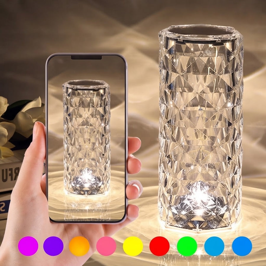 LED Crystal Table Lamp